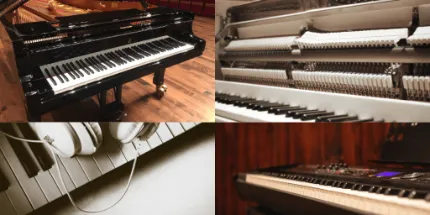 Pianos acoustiques, transacoustiques, silencieux et numériques
