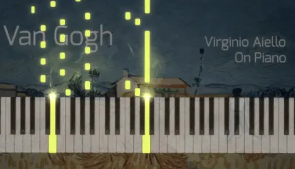 Morceau piano sur YouTube - Falling Keys