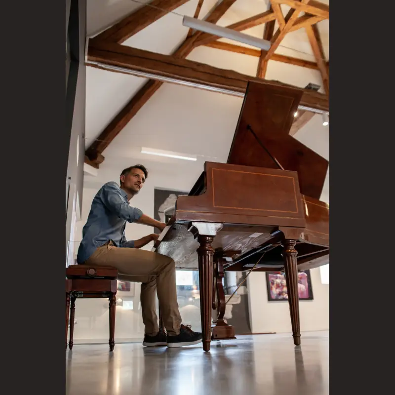 Concert improvisation - 4/08/23 - L'Abbaye - Espace d'art contemporain - Annecy (Haute-Savoie)