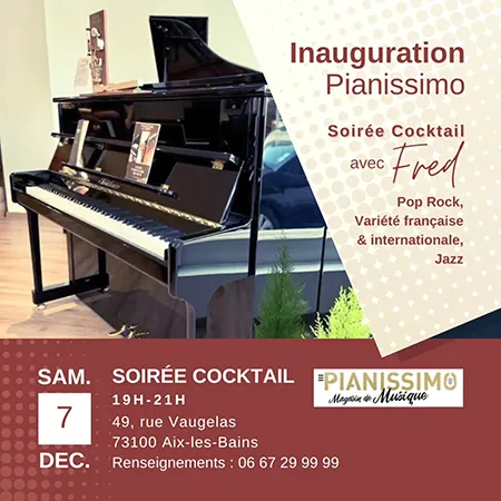 Piano Cocktail - 7/12/24 - Pianissimo - Aix-les-Bains (Savoie)