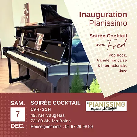 Piano Cocktail - 7/12/24 - Pianissimo - Aix-les-Bains (Savoie)